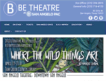 Tablet Screenshot of betheatre.com